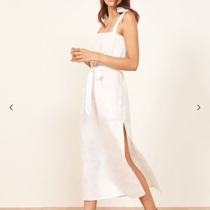 Reformation Elliot Dress In White - NWT